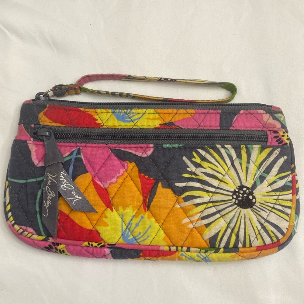Vera Bradley Jazzy Blooms Wristlet Clutch